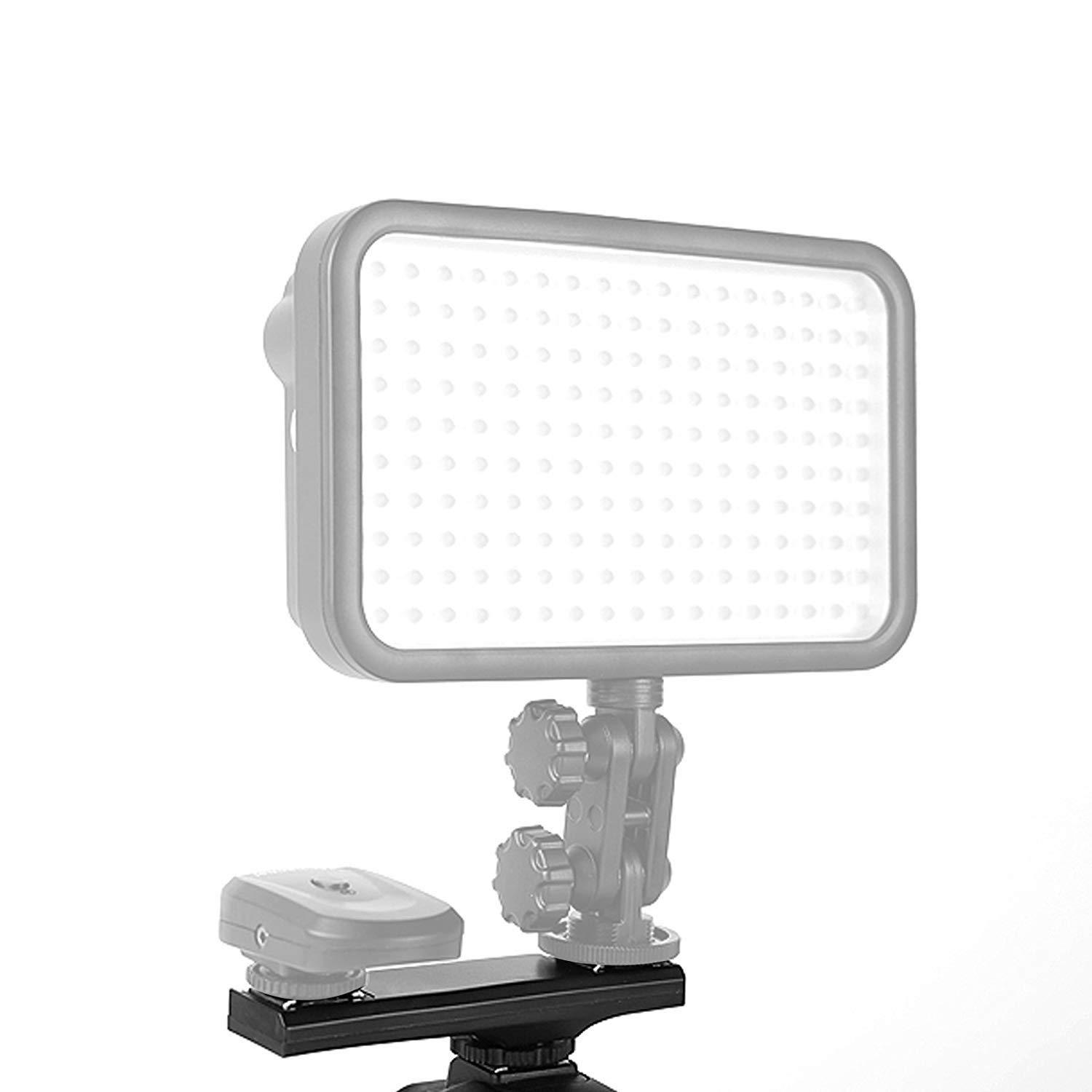 Micro Traders Adaptateur griffe en alliage d'aluminium pour appareil photo, support de montage pour microphone, flash, lumières LED, moniteurs, trou de filetage de 6,35 mm Micro Traders Adaptateur griffe en alliage d'aluminium pour appareil photo, support de montage pour microphone, flash, lumières LED, moniteurs, trou de filetage de 6,35 mm
